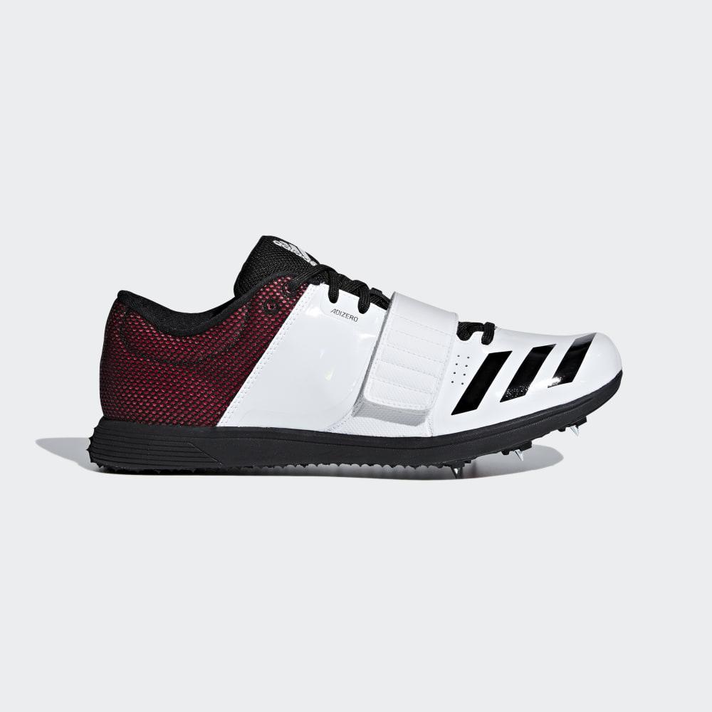 Adidasi Alergare Adidas adizero Triple Jump / Pole Vault Barbati Romania - Albi/Negrii/Rosii B37496